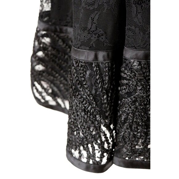 NEW Alexis Adal Dress S Black Sheer Lace Dark Romantic Whimsigoth Fairy $715 - Picture 11 of 16